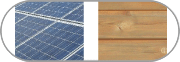 Panneaux photovoltaïques/bardage bois